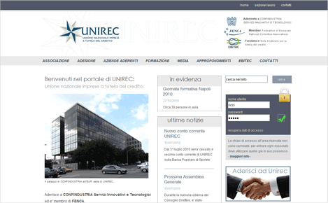 Retemedia realizza il nuovo sito Internet UNIREC